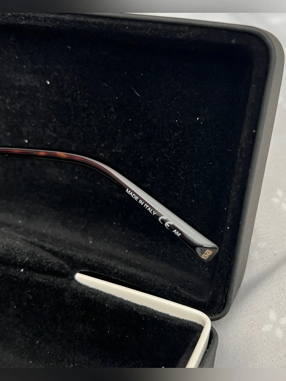 Givenchy Black and Gold Aviator Sunglasses